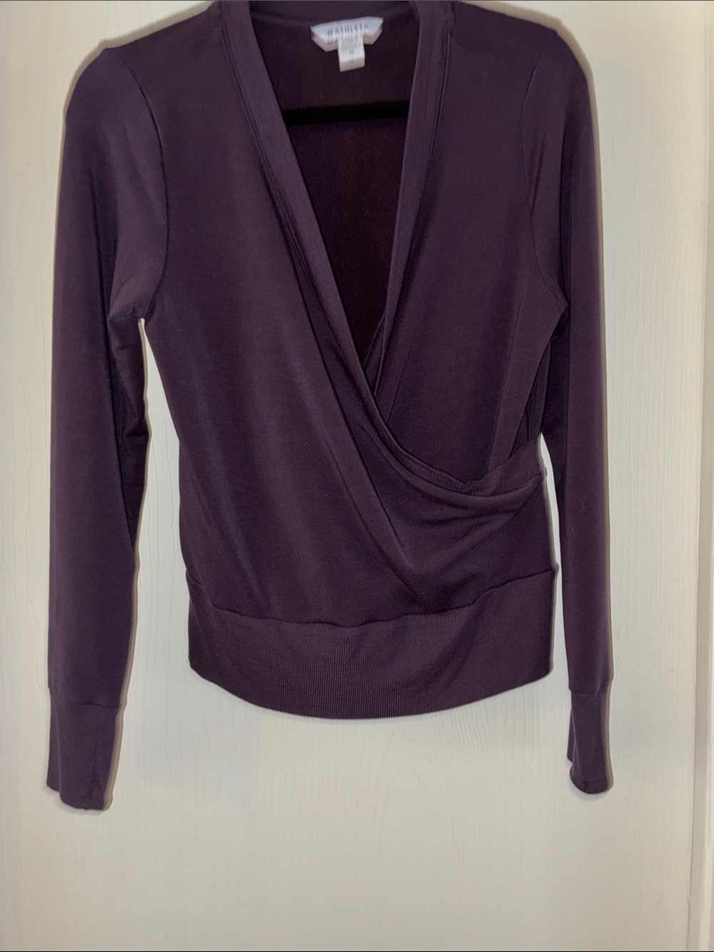 Athleta Long Sleeve Sweatshirt - Plum, medium EUC